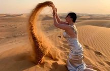 Dubai Desert Safari With Sandboarding & Camel Riding 