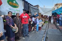 Private Maeklong Railway Market and Amphawa Floating Market Tour.