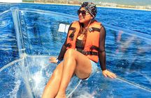 Crystal Boat Tour with Snorkeling and Drinks in Cozumel
