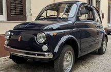 Tour in Palermo and Mondello driving an original classic Fiat 500