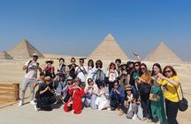 Saqqara Necropolis, Giza Pyramids and The Egyptian Museum Tour