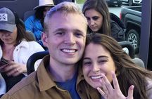 Proposal and Engagement Sunset Wine Tour