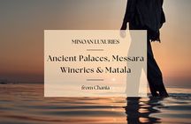 Minoan Luxuries: Ancient Palaces, Messara Wine Routes & Matala