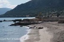 Private Biblical Apostle Paul steps in Ancient Corinth. 
