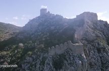 Private Biblical Apostle Paul steps in Ancient Corinth. 