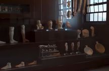 Private Biblical Apostle Paul steps in Ancient Corinth. 