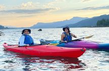 Sunset Kayaking in the Columbia River Gorge