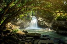Elephant Sanctuary + Waterfall + Bamboo Rafting One Day Trip
