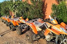 Av EN quad bike at the Palmeraie DE Marrakech with local tea break