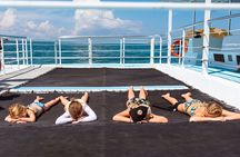 Flamingo Family Fun Catamaran Snorkel:Comfortable shaded seating 