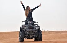 Dubai: Morning Quad bike & Safari Adventure , Sandboarding, camel