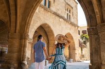Guided Rhodes City by night with Lunch & Live Greek Music