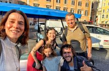 Sunset/By Night Private Tour of Rome by Golf Cart Gelato or Wine