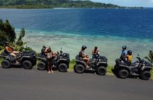 Guided tour of the island and its escapades in Tahaa by Quad / ATV