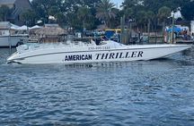 Thriller Sunset Dolphin Cruise in Destin Harbor
