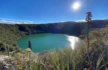 Private Visit to the Guatavita Reservoir, town and lagoon