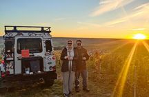 Sunset and champagne tasting DE the vineyards