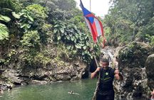 Rainforest Tour & Waterfall slide with TRANSPORTATION