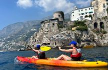Kayaking&Snorkeling in Amalfi Coast, Maiori, Sea caves and beach