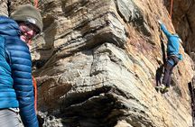 Pilot Mountain Rock Climb with a Certified Guide
