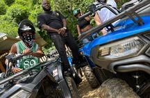 ATV Quad Biking and Bamboo Rafting with limestone foot massage.