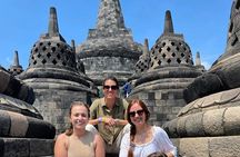 Borobudur Climb Up and Selogriyo Temple Rice Terraces Trekking 