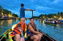 Basket Boat Ride, Coconut Forest, Sunset and Hoi An Town by Night