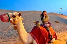 Private Evening Desert Safari with Camel Ride, SandBoard & BBQ