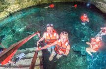 Cenote Cavern Tour and Swim with Sea Turtles in Akumal