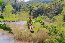 Jungle Zip-line Adventure from Belize City