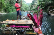 Bamboo rafting with limestone foot massage.