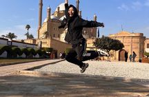 Al- Azhar Park , Mosque of Muhammad Ali, Gates of old Cairo- Al-muizz St, Bazaar