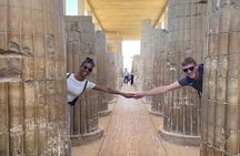 Private day tour to the Pyramids of Giza and Saqqara Pyramid