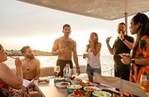 Guided Tour by Catamaran with Aperitif from Polignano a Mare