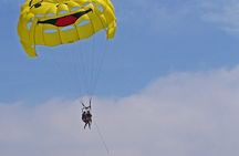 Santorini: Parasailing Flight Experience at Black Beach