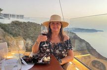 Santorini Sunset Wine Tour with Santo Winery Views