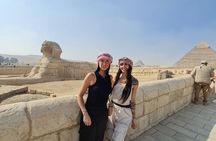 Half Day private guided tour Giza Pyramids,Sphinx,lunch,camel rid