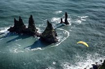 Paragliding and South Coast Waterfalls Day Tour from Reykjavík