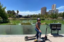 City tour Santiago on electric scooter, nature and city