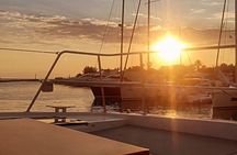 Sunset Cruise in Corfu Old Town on a luxury Catamaran