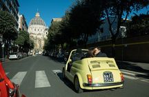 Classic Elegance: Vintage Fiat 500 Cabriolet Rome Tour
