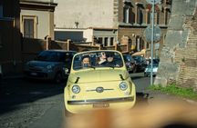 Classic Elegance: Vintage Fiat 500 Cabriolet Rome Tour