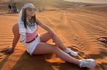 4 Hours Desert Safari Dune Bashing Camel Ride and Sand Boarding