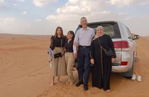 Desert Adventure: Sunset Safari, BBQ Feast & Sandboarding Thrill 