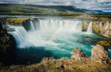  Private Shore Excursion in Godafoss Waterfall Myvatn and Baths