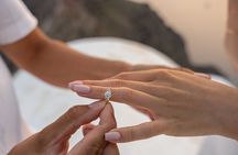 Surprise Proposal Photoshoot in Santorini