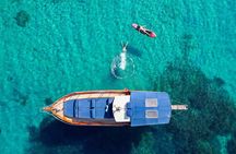 SemiPrivate Trip on 50ft Traditional Wooden Boat with Greek Lunch