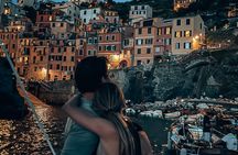 2 Hr Shared Cinque Terre Sunset Cruise with Swim Stop {wine inc!}