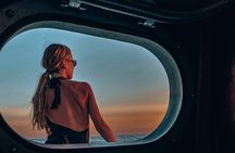 2 Hr Shared Cinque Terre Sunset Cruise with Swim Stop {wine inc!}