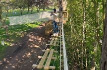 Treetop adventure course in the heart of Rouen